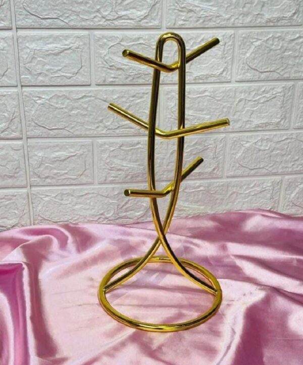 Heavy  Cup Rack Gold