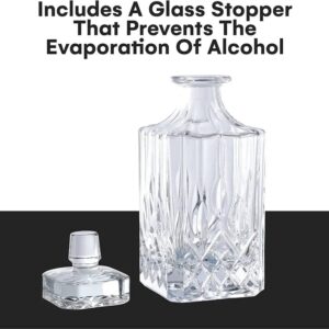 Square Decanter Chalice Clear