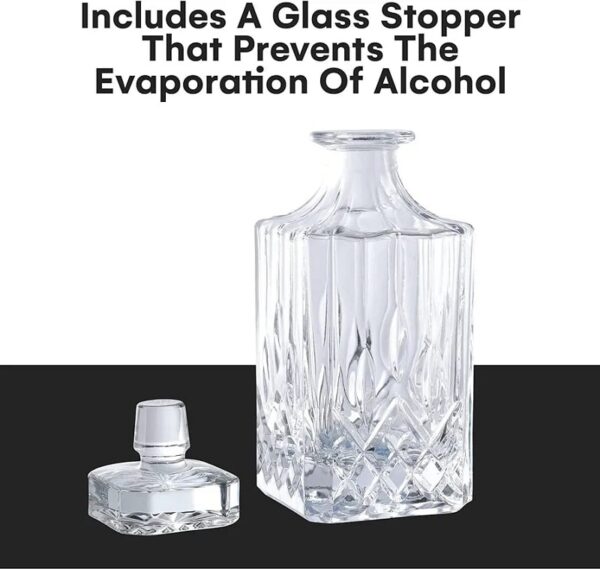 Square Decanter Chalice Clear