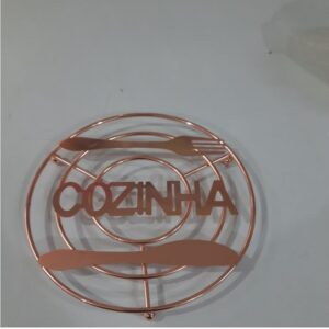 Cozhina Steel Pot Mats Rose Gold