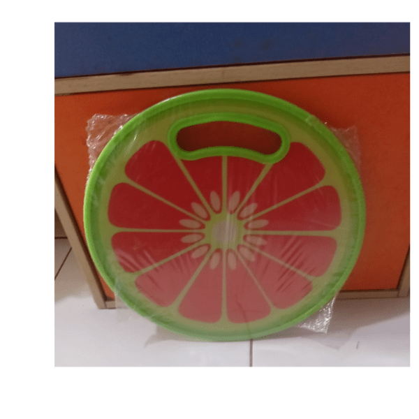 Chopping Board Round Orange