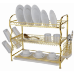 Dish Rack 3Layer Gold