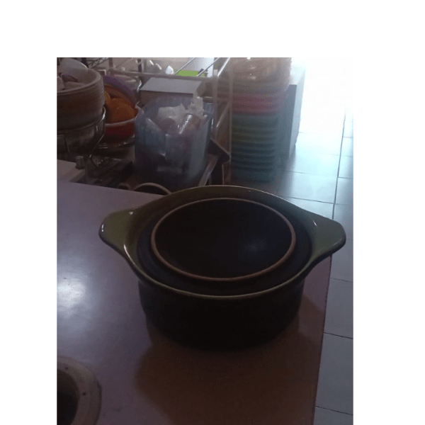 Ceramic Black Sugar Dish