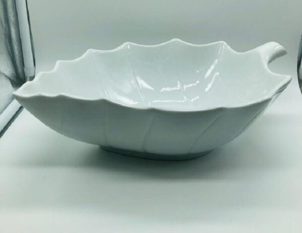 Ceramic Leaf Bowl 15"