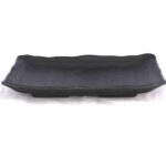 Stone Ware Rectangle Black Plate