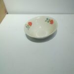 6pc Round Bowl Pink Flower