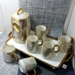 Nordic Marble Tea Set