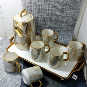 Nordic Marble Tea Set