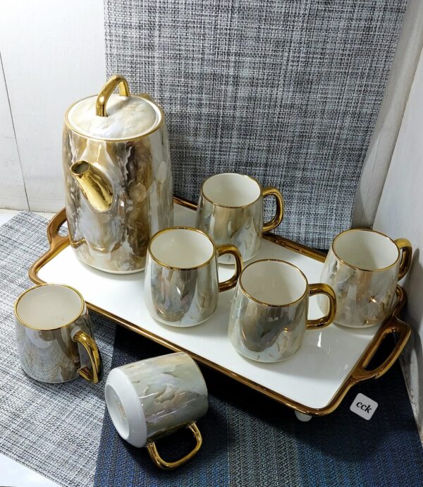 Nordic Marble Tea Set