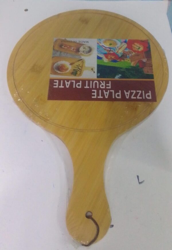 Bamboo Pizza Plate Chopping Board