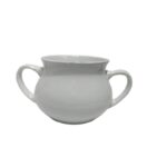 White Ceramic Pot Cup Nyungu