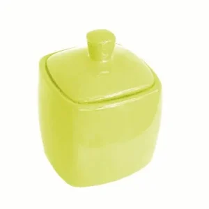 Ceramic Square Sugar Dish Green