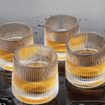 Spinning Whiskey Glass