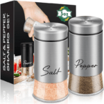 Refillable Salt and Pepper Shakers