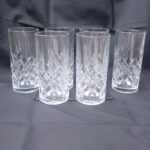 6pc Glass Flower Long