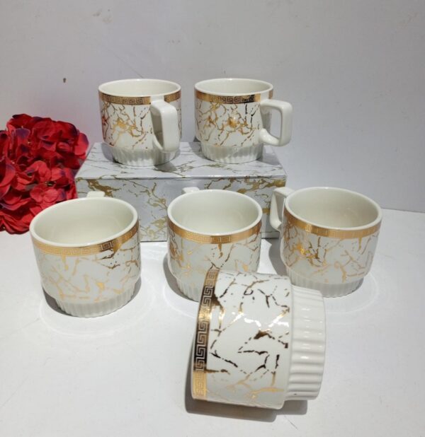 Marble Channel Cup Gold