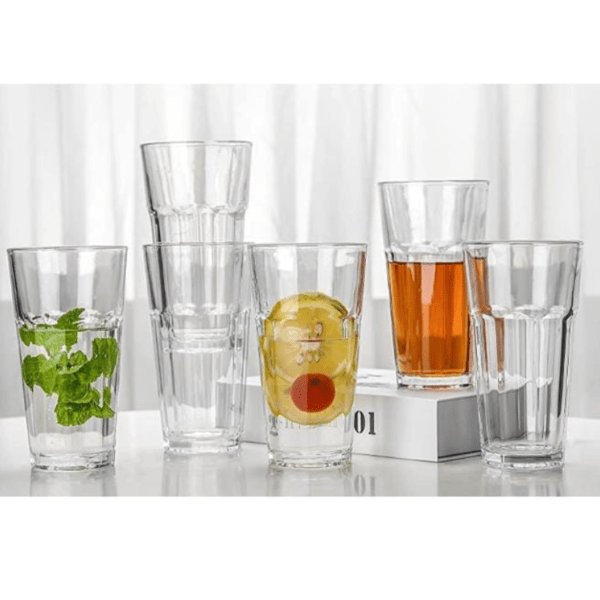 6pcs Polycarbonate Juice Glass